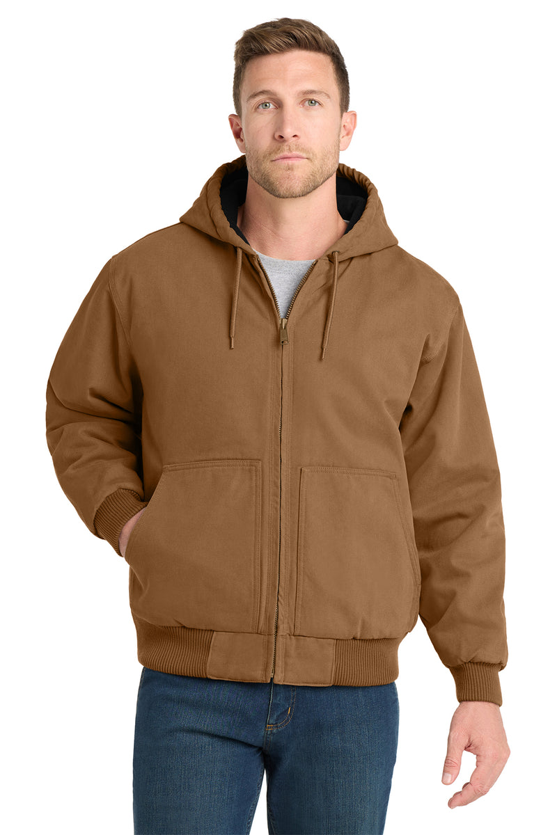 CornerStone Duck Cloth Insulated Hooded Work Jacket