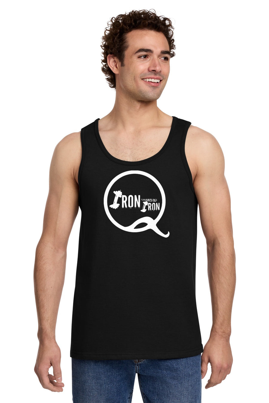 Iron Sharpens Iron Men's Tank, Black