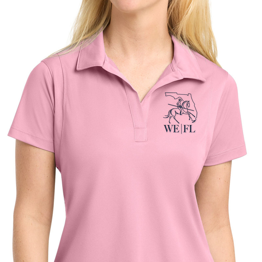 WE FL Women's Pink Polo
